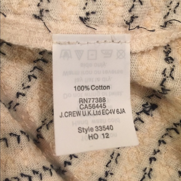 J. Crew Sequin Stripe Tee - Picture 5 of 5